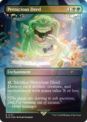 Pernicious Deed (Rainbow Foil) card from Secret Lair Drop Series