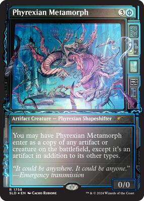 Phyrexian Metamorph (Rainbow Foil) card from Secret Lair Drop Series