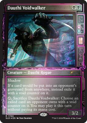 Dauthi Voidwalker (Rainbow Foil) card from Secret Lair Drop Series