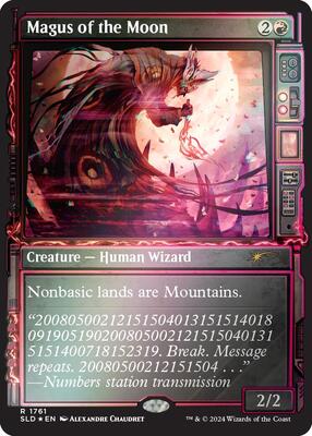 Magus of the Moon (Rainbow Foil) card from Secret Lair Drop Series