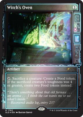 Witch's Oven (Rainbow Foil) card from Secret Lair Drop Series