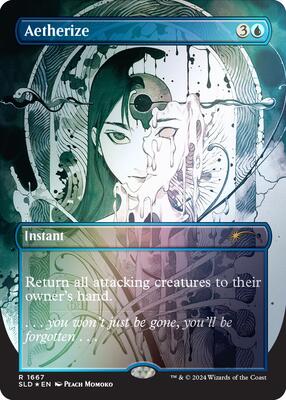Aetherize (Rainbow Foil) card from Secret Lair Drop Series