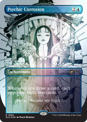 Psychic Corrosion (Rainbow Foil) card from Secret Lair Drop Series