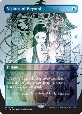 Visions of Beyond (Rainbow Foil) card from Secret Lair Drop Series