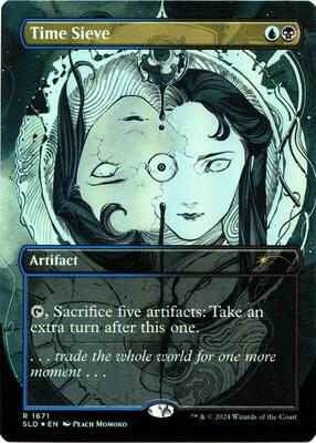 Time Sieve (Rainbow Foil) card from Secret Lair Drop Series