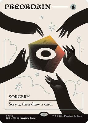 Preordain (1719) card from Secret Lair Drop Series