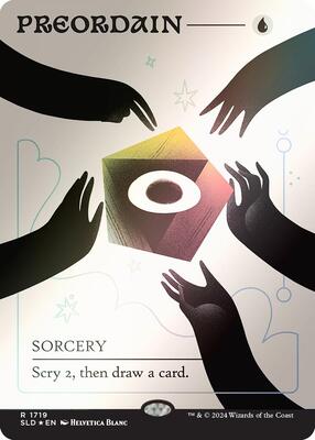 Preordain (1719) (Rainbow Foil) card from Secret Lair Drop Series