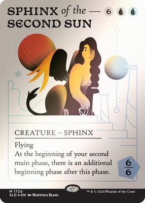 Sphinx of the Second Sun (Rainbow Foil) card from Secret Lair Drop Series