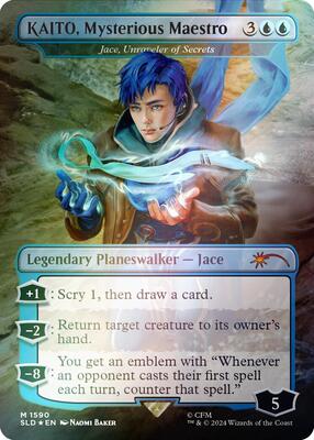 KAITO, Mysterious Maestro - Jace, Unraveler of Secrets (Rainbow Foil) card from Secret Lair Drop Series