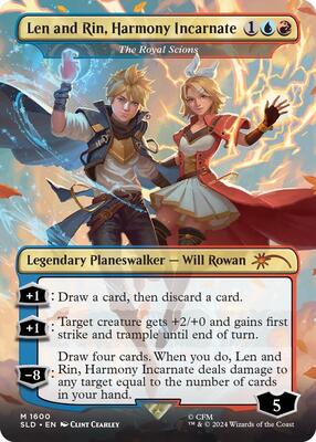 Len and Rin, Harmony Incarnate - The Royal Scions card from Secret Lair Drop Series