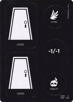 Punch Card Token (1 // 2) card from Duskmourn: House of Horror