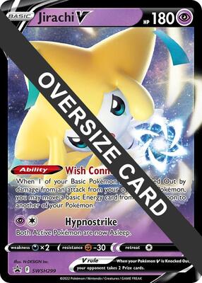 Jirachi V - 299 card from Jumbo Cards