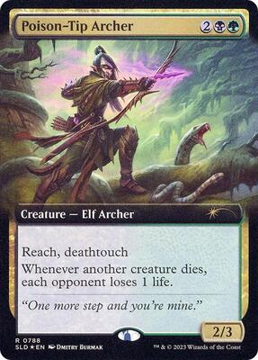Poison-Tip Archer (Extended Art) card from Secret Lair Drop Series