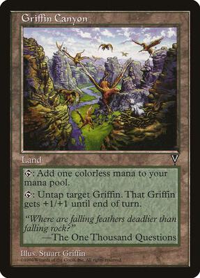 Griffin Canyon card from Visions