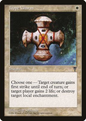 Hope Charm card from Visions