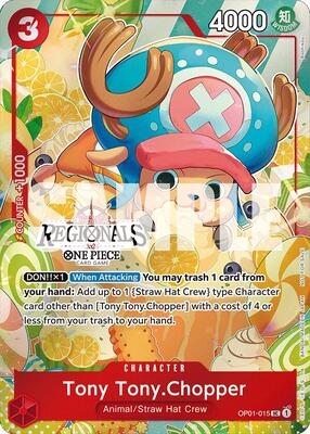 Tony Tony.Chopper (Offline Regional 2024 Vol. 3) card from One Piece Promotion Cards