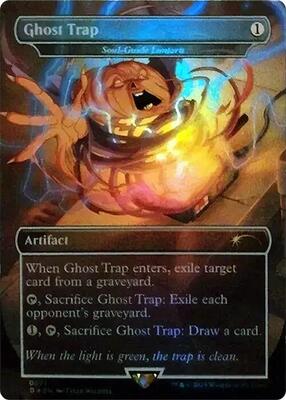 Ghost Trap - Soul-Guide Lantern (Rainbow Foil) card from Secret Lair Drop Series