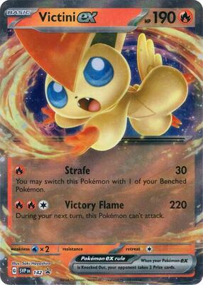 Victini ex - 142 card from SV: Scarlet & Violet Promo Cards