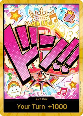 DON!! Card (Uta) (Gold) card from Premium Booster -The Best-
