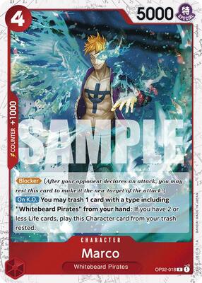 Marco (Jolly Roger Foil) card from Premium Booster -The Best-