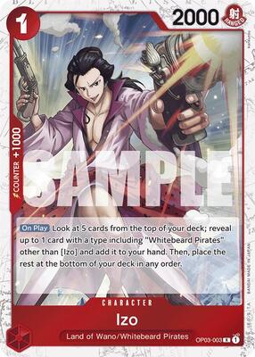 Izo (OP03-003) (Jolly Roger Foil) card from Premium Booster -The Best-