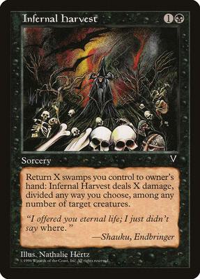 Infernal Harvest card from Visions