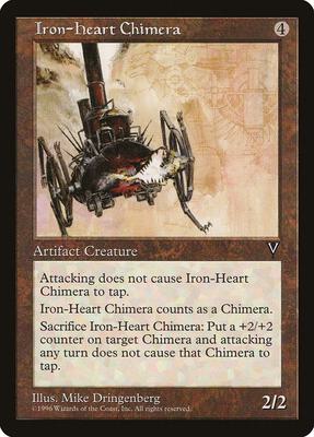 Iron-Heart Chimera card from Visions