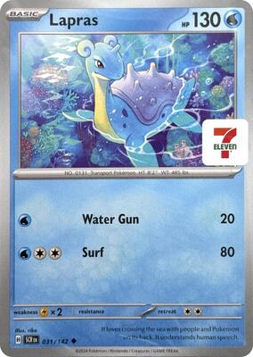 Lapras (7-Eleven Promo) card from Miscellaneous Cards & Products
