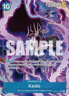 Kaido (OP04-044) (Alternate Art) card from Premium Booster -The Best-