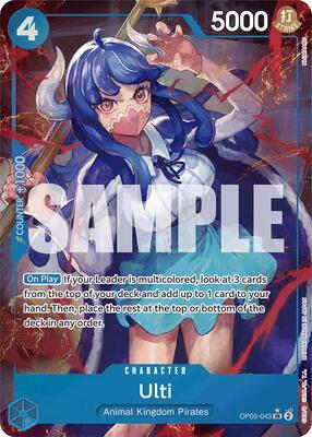Ulti (Alternate Art) card from Premium Booster -The Best-