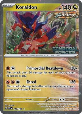 Koraidon - 119/162 (European Promo) card from Miscellaneous Cards & Products