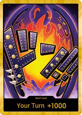 DON!! Card (King) (Gold) card from Premium Booster -The Best-