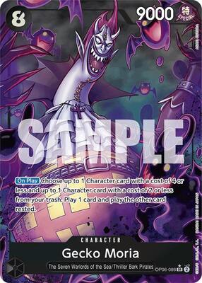 Gecko Moria (Alternate Art) card from Premium Booster -The Best-