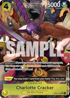 Charlotte Cracker (Alternate Art) card from Premium Booster -The Best-