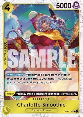 Charlotte Smoothie (Jolly Roger Foil) card from Premium Booster -The Best-