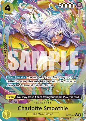 Charlotte Smoothie (Alternate Art) card from Premium Booster -The Best-