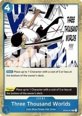 Three Thousand Worlds (Jolly Roger Foil) card from Premium Booster -The Best-