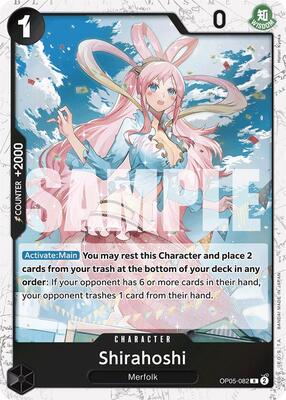 Shirahoshi (OP05-082) (Jolly Roger Foil) card from Premium Booster -The Best-