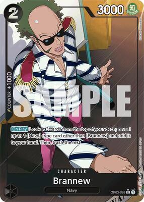 Brannew (Full Art) card from Premium Booster -The Best-