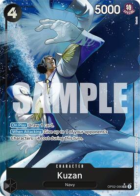 Kuzan (OP02-096) (Alternate Art) card from Premium Booster -The Best-