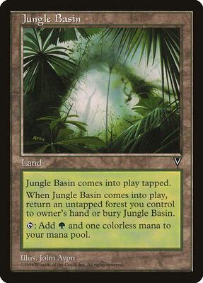 Jungle Basin card from Visions