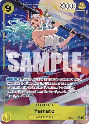 Yamato (OP04-112) (Alternate Art) card from Premium Booster -The Best-