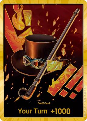 DON!! Card (Sabo) (Gold) card from Premium Booster -The Best-