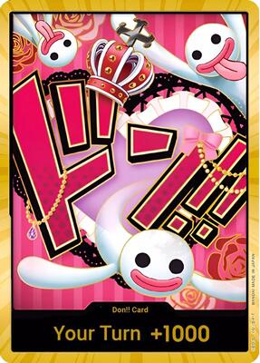 DON!! Card (Perona) (Gold) card from Premium Booster -The Best-