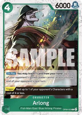 Arlong (Jolly Roger Foil) card from Premium Booster -The Best-