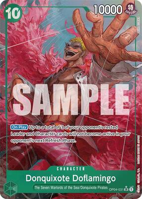 Donquixote Doflamingo (Alternate Art) card from Premium Booster -The Best-