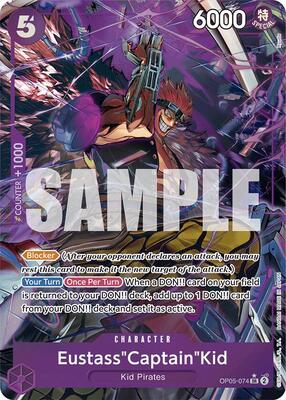 Eustass"Captain"Kid (OP05-074) (Alternate Art) card from Premium Booster -The Best-