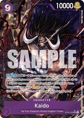 Kaido (ST04-003) (Alternate Art) card from Premium Booster -The Best-