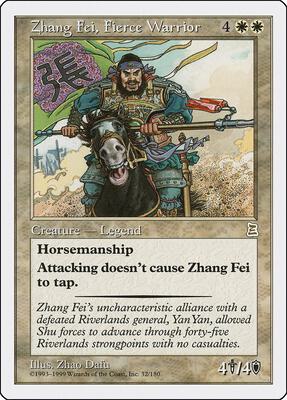 Zhang Fei, Fierce Warrior card from Portal Three Kingdoms