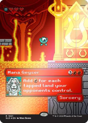 Mana Geyser (Rainbow Foil) card from Secret Lair Drop Series